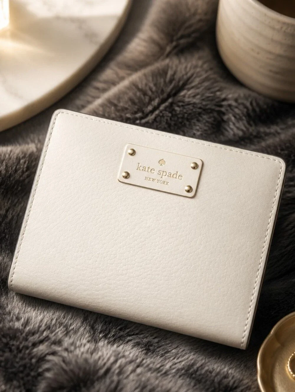 Kate Spade Creme Compact Medium Wallet
